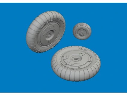 Bf 109G-5/6 wheels 1/24 recommended for AIRFIX
