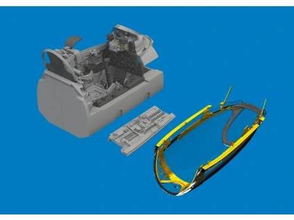 MiG-21F cockpit PRINT 1/48 recommended for EDUARD