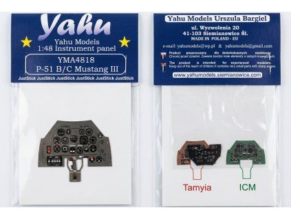 1/48 P-51 B/C recommended for Tamyia / ICM