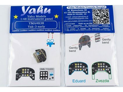 1/48 Yak-3 early recommended for Eduard / Zvezda