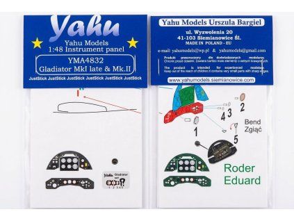 1/48 Gladiator Mk.I late & Mk.II recommended for Roden / Eduard