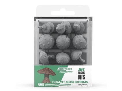AK Interactive Basing Bit - Giant Mushrooms (Diorama Accessories)