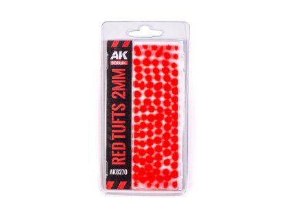 AK WARGAME Vegetation - Red - Fantasy Tufts 2mm