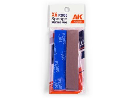 AK Interactive AK9554 Sponge P2000 Grit (6 units)