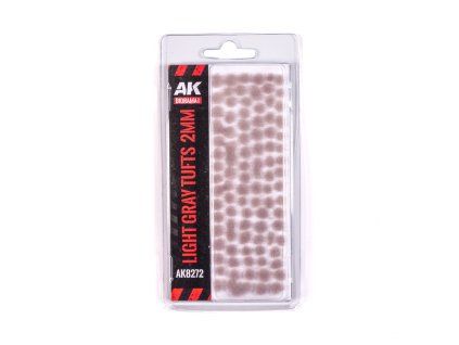 AK WARGAME Vegetation - Light Gray - Fantasy Tufts 2mm