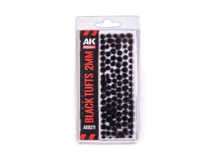AK WARGAME Vegetation - Black - Fantasy Tufts 2mm