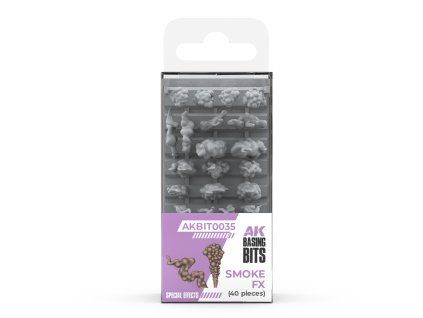 AK Interactive Basing Bit - Smoke FX Ground Effects