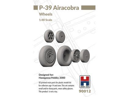 1/48 P-39 Airacobra Wheels