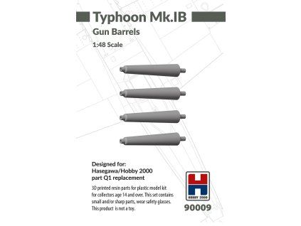 1/48 Typhoon Mk. IB Gun Barrels