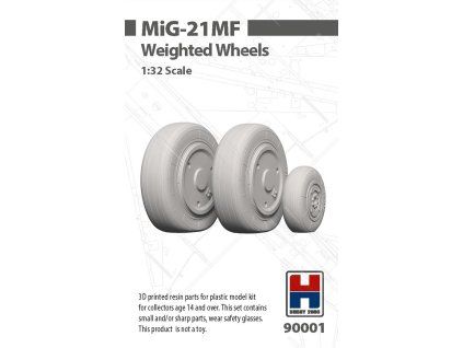 1/32 MiG-21 MF Weighted Wheels