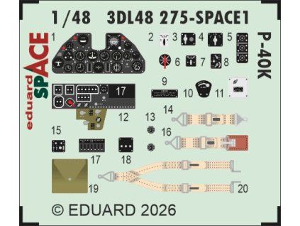 P-40K SPACE 1/48 recommended for EDUARD