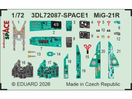MiG-21R SPACE 1/72 recommended for EDUARD