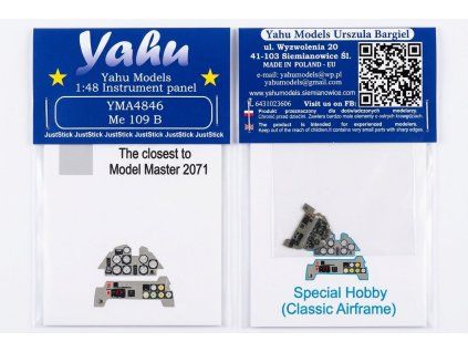 1/48 Me-109 B recommended for Special Hobby / Classic Airf