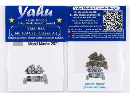 1/48 Me-109 C-D recommended for Special Hobby / Classic Airf