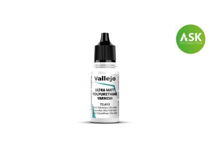 Vallejo Varnish 72653 Ultra Matt Polyurethane Varnish (18 ml)