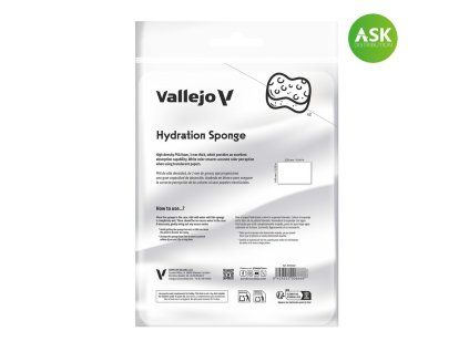 Vallejo 2 Reusable hydration sponges (220 x 140 mm)