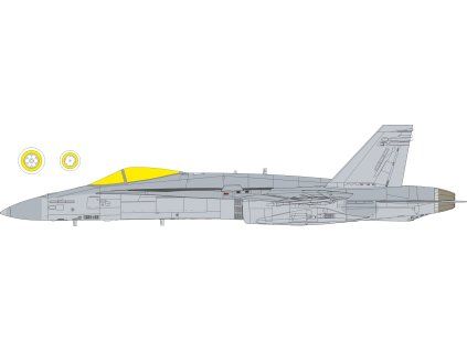 F/A-18C TFace 1/48 recommended for EDUARD / KINETIC