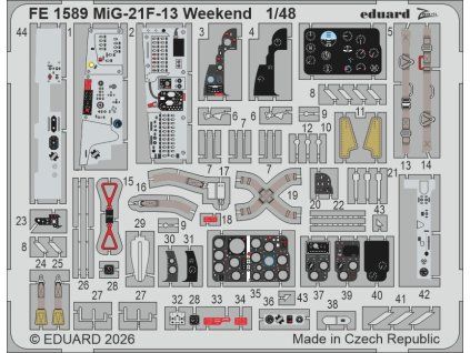 MiG-21F-13 Weekend 1/48 recommended for EDUARD