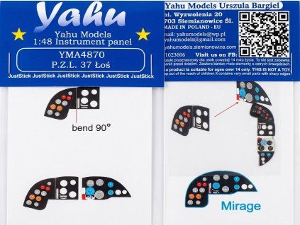 1/48 P.Z.L. 37 Łoś recommended for Mirage