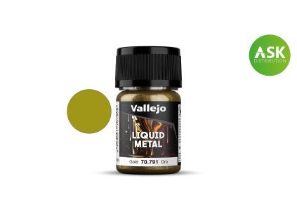 Vallejo Liquid Metal 70791 Gold (35 ml)