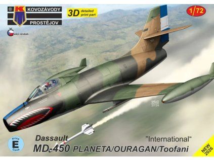 1/72 Dassault MD-450 Ouragan/Toofani "Inter."