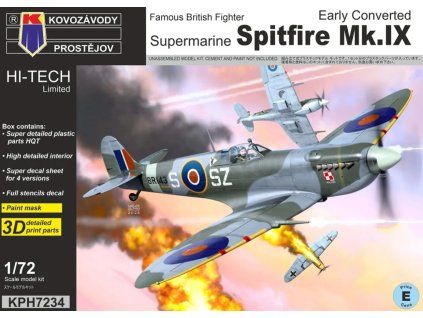 1/72 Supermarine Spitfire Mk.IX Early Converted (Hi-Tech)