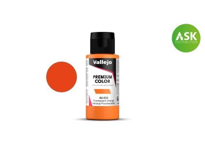 Vallejo Premium Color 62033 Orange Fluo Fluorescent (60 ml)