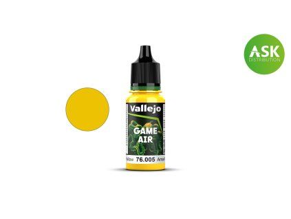 Vallejo Game Air 76005 Moon Yellow Color (18 ml)