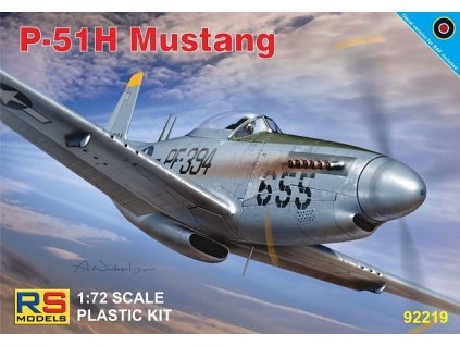 Plastikový model letadla 1/72 P-51H Mustang 4 decal v. for USA, GB