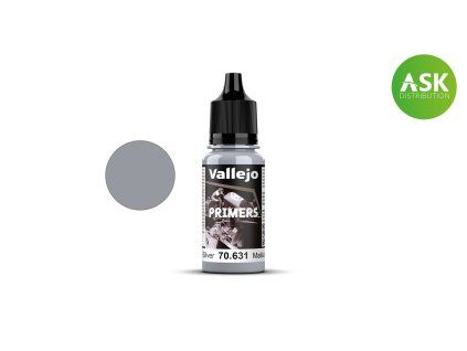 Vallejo Primer 70631 Chainmail Silver Primer (18 ml)