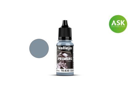 Vallejo Surface Primer 70630 Steel Grey (18 ml)