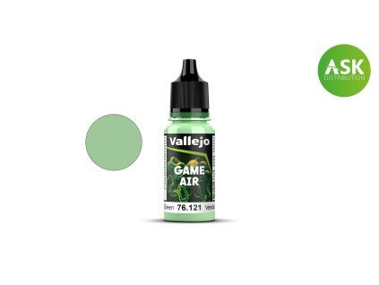 Vallejo Game Air 76121 Ghost Green Color (18 ml)