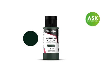 Vallejo Premium Color 62014 Dark Green Opaque (60 ml)