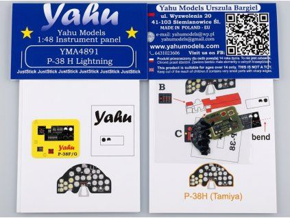 1/48 P-38 H Lightning recommended for Tamiya