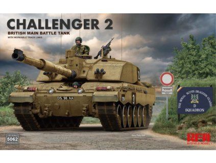1/35 British main battle tank Challenger 2 w/workable track links - RFM