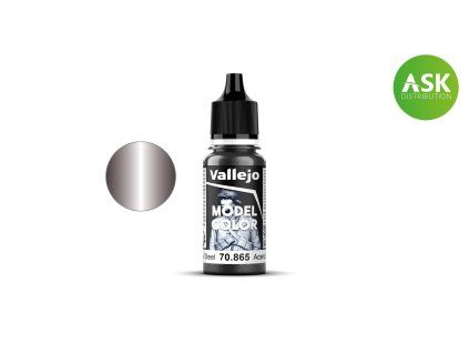Vallejo Model Color 70865 Oily Steel (18 ml)
