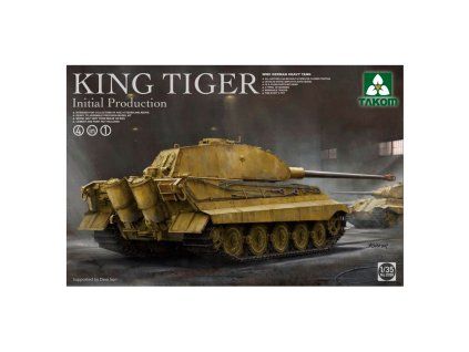1/35 WWII German King Tiger Initial 4in1