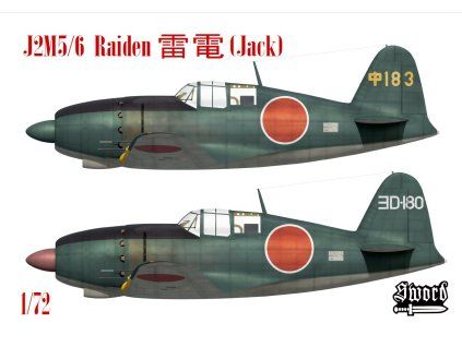 1/72 J2M5/6 Raiden