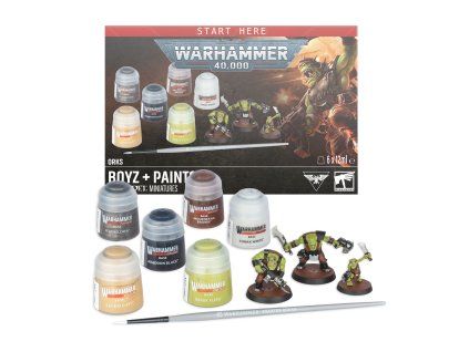 Warhammer 40K: Orks + paints set