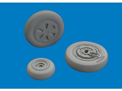MiG-21R wheels 1/72 recommended for EDUARD
