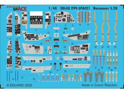 Buccaneer S.2D SPACE 1/48 recommended for TRUMPETER