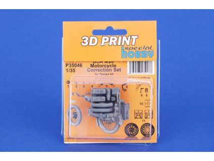 1/35 BSA M20 Motorcycle Correction Set for Tamiya kit