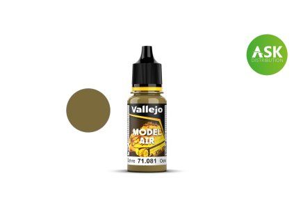 Vallejo Model Air 71081 Ochre Color (18 ml)