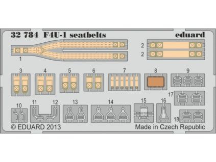1/32 F4U seatbelts for TAMIYA kit