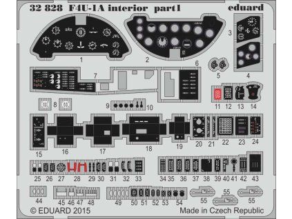 1/32 F4U-1A interior S.A