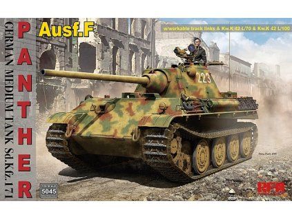 1/35 Panther Ausf.F w/workable track links - RFM