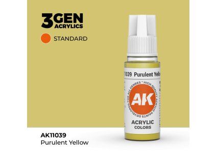 AK Acrylics 3GEN Purulent Yellow (17 ml)
