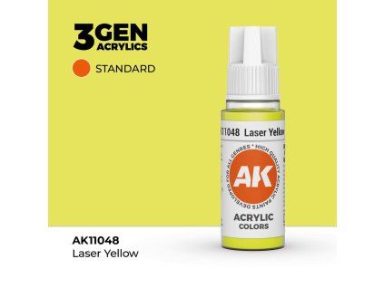 AK Acrylics 3GEN Laser Yellow (17 ml)