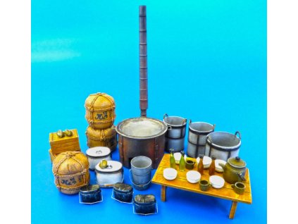 1/35 Japanese military field kitchen equipment