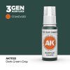 AK Acrylics 3GEN Dark Green-grey (17 ml)